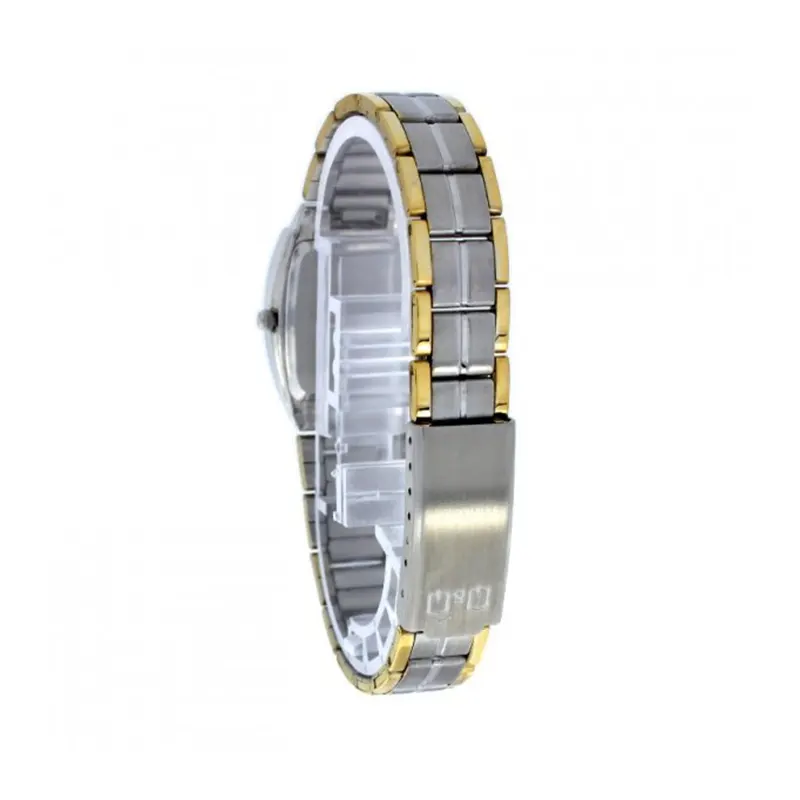 Q&Q Quartz White Dial Silver-tone Ladies Watch- Q693J404Y